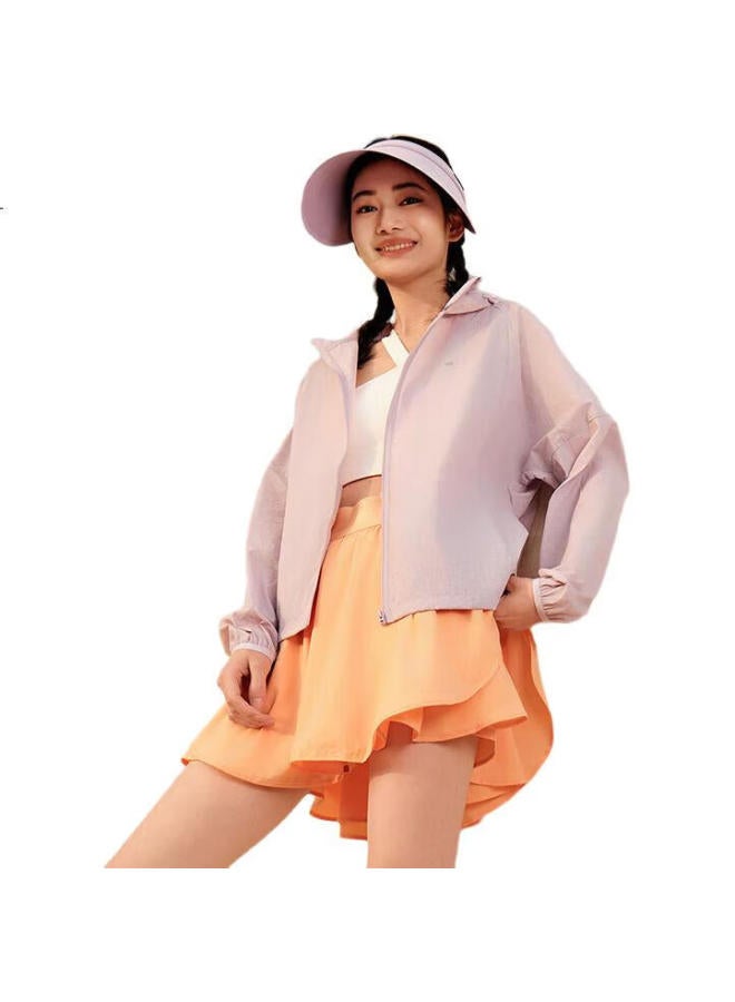 Vvc Cheng Yi Same Style Sun Protection Clothing Women Summer Ice Silk Cool Feeling Uv Protection Breathable Outdoor Sun Protection Clothing Fengxin Purple L - Image 1