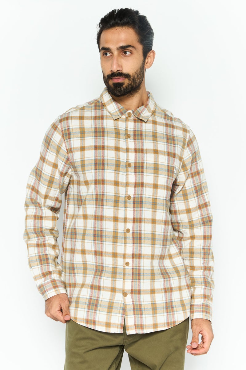 Hurley Men Regular Fit Checkered Long Sleeves Casual Shirt, Multicolor - Image 1