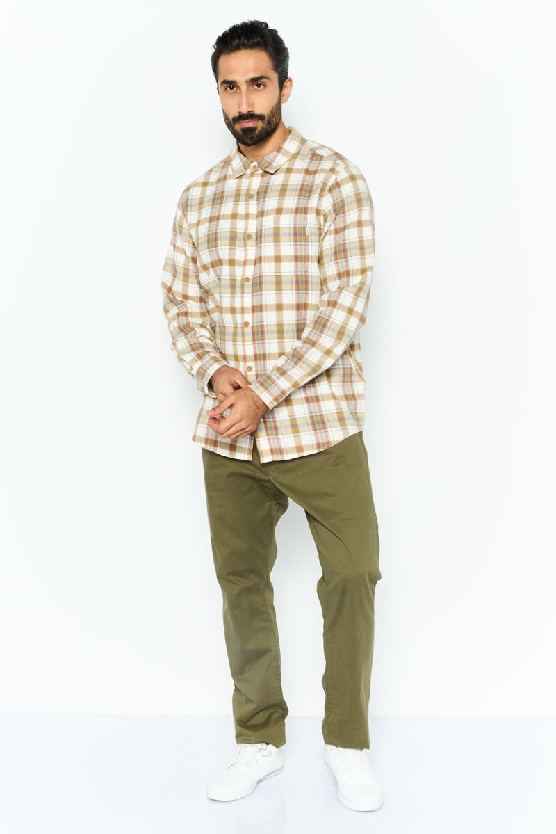 Hurley Men Regular Fit Checkered Long Sleeves Casual Shirt, Multicolor - Image 2