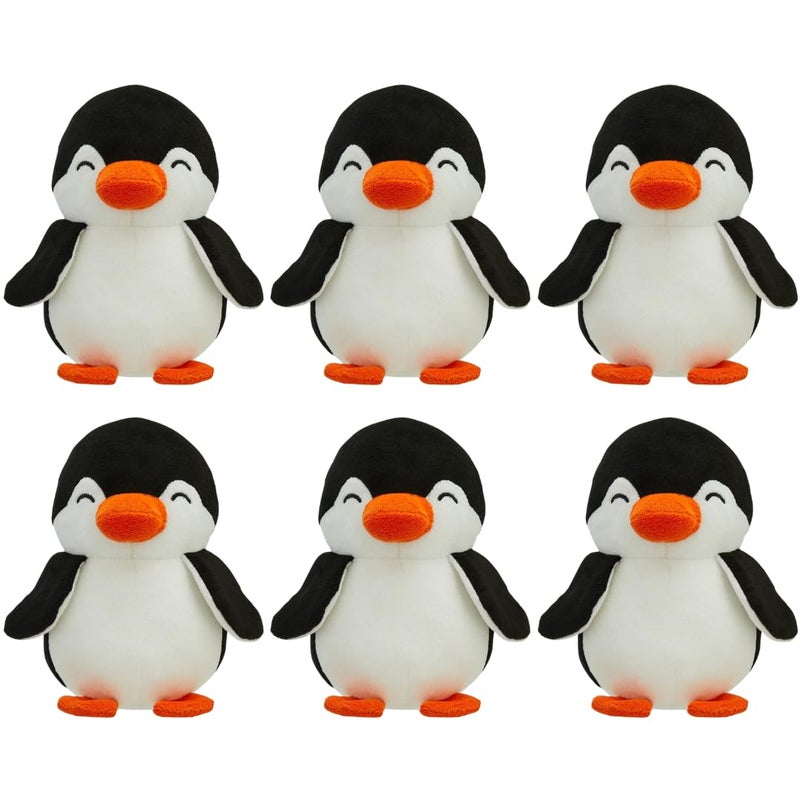 Storio Birthday Party Return Gift Pack of 6 Penguin Plush Toys | Kanjak Gift for Girls Pack of 6 | Kanya Pujan Gifts Set of 6 | Navratri Gifts for Kanya Toy Set - Image 4