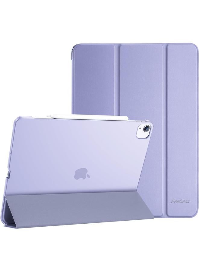 Procases Smart Case For Ipad Pro 12.9 2022 2021 2020 2018 Slim Stand Hard Back Shell Smart Cover For Ipad Pro 12.9 Inch 6Th Generation 2022 5Th Gen 2021 4Th Gen 2020 3Rd Gen 2018 Purple - Image 1
