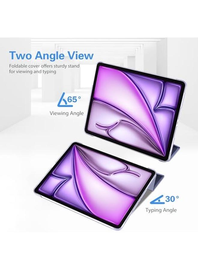 Procases Smart Case For Ipad Pro 12.9 2022 2021 2020 2018 Slim Stand Hard Back Shell Smart Cover For Ipad Pro 12.9 Inch 6Th Generation 2022 5Th Gen 2021 4Th Gen 2020 3Rd Gen 2018 Purple - Image 5