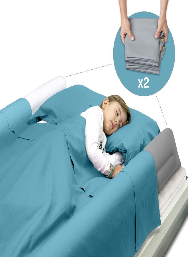 BANBALOO - 2-Pack Inflatable Bed Bumper for Children - Child Fall Protection, Inflatable Travel Bed Rail, for fold-Away, Single, Double, Queen Size, King Size and Montessori beds - Image 1