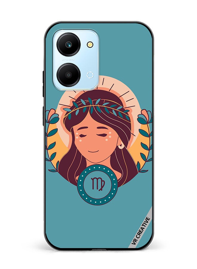 VR CREATIVE Protective Case Cover For Honor Play7T Virgin Zodiac Signs Design Multicolour - Image 1