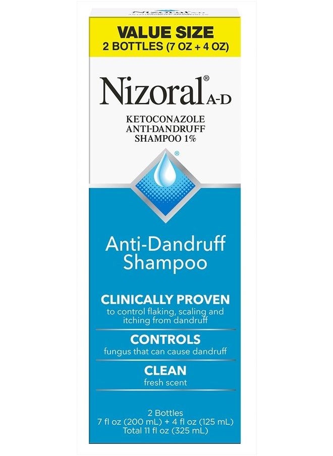 Nizoral Anti-Dandruff Shampoo Value Size, Fresh,11 fluid ounces  - Image 1