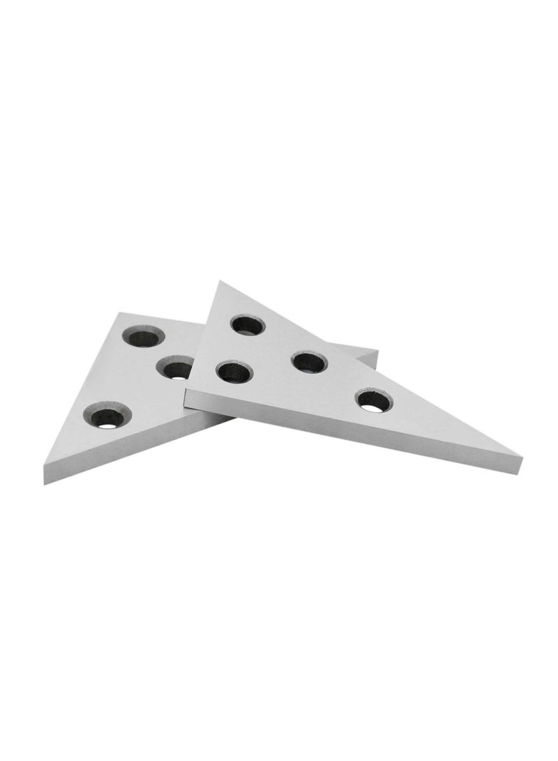Solid Angle Plate Set, 2 Pcs Triangle Angle Block, 30-60-90 Degree&45-45-90 Degree, Precision Machinist Measurement Tool - Image 5