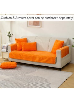 HOKIPO Premium Plush Anti Slip Sofa Seat Mat for 2 Seater, Orange (AR-5033-OR*1) - pzsku/Z77BCFC822D6338928147Z/45/_/1738306992/377196d1-620e-4a75-b8d5-dd9960d2e2ec