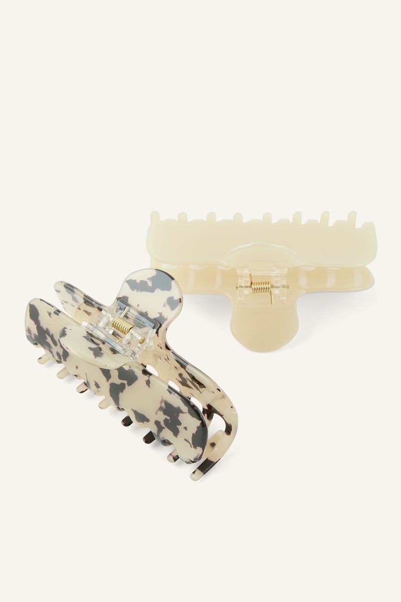 DeFacto Multicolour Woman Woman Leopard Print 2 Piece Hair Clips Casual - Image 3