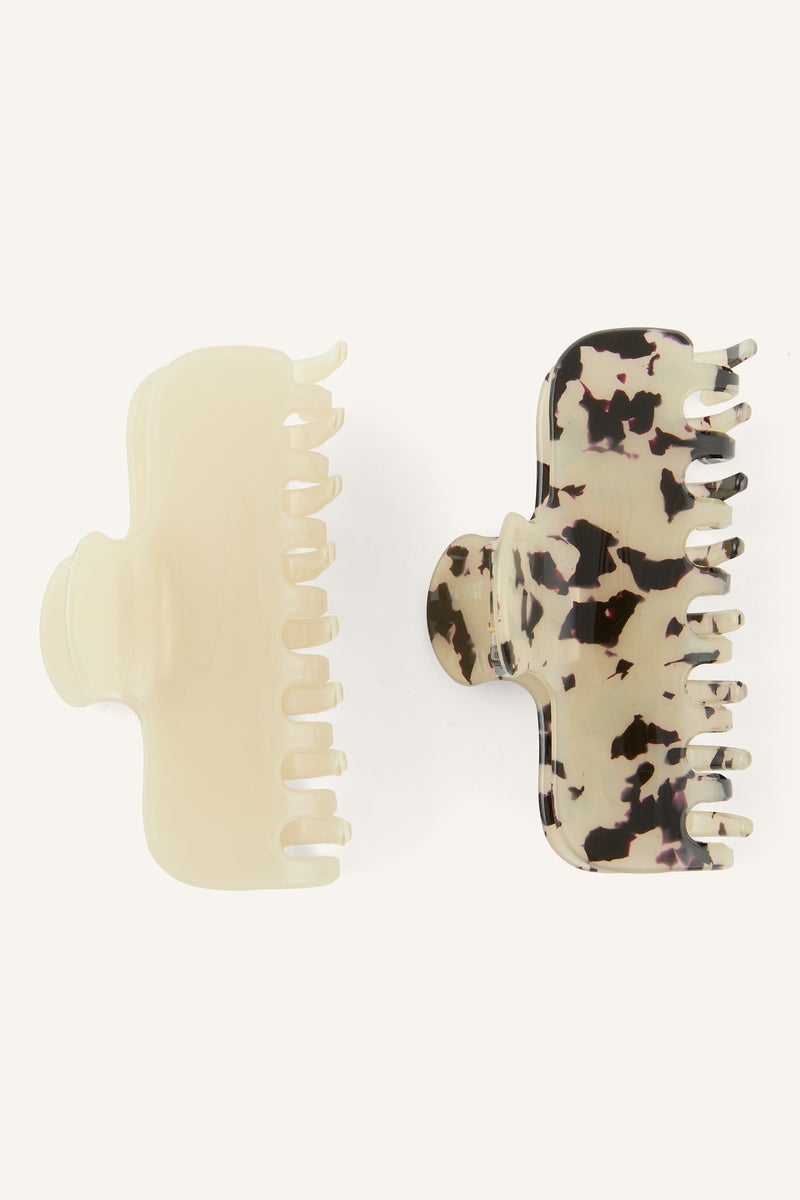 DeFacto Multicolour Woman Woman Leopard Print 2 Piece Hair Clips Casual - Image 1