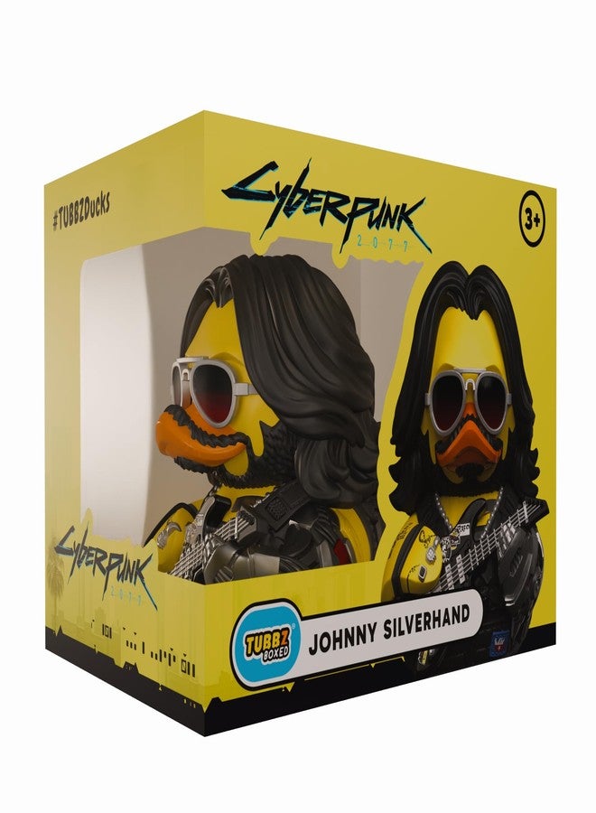 TUBBZ Boxed Edition: Cyberpunk 2077 - Johnny Silverhand Cosplaying Rubber Duck Vinyl Figure - Official Collectible for Fans of Cyberpunk - Image 1