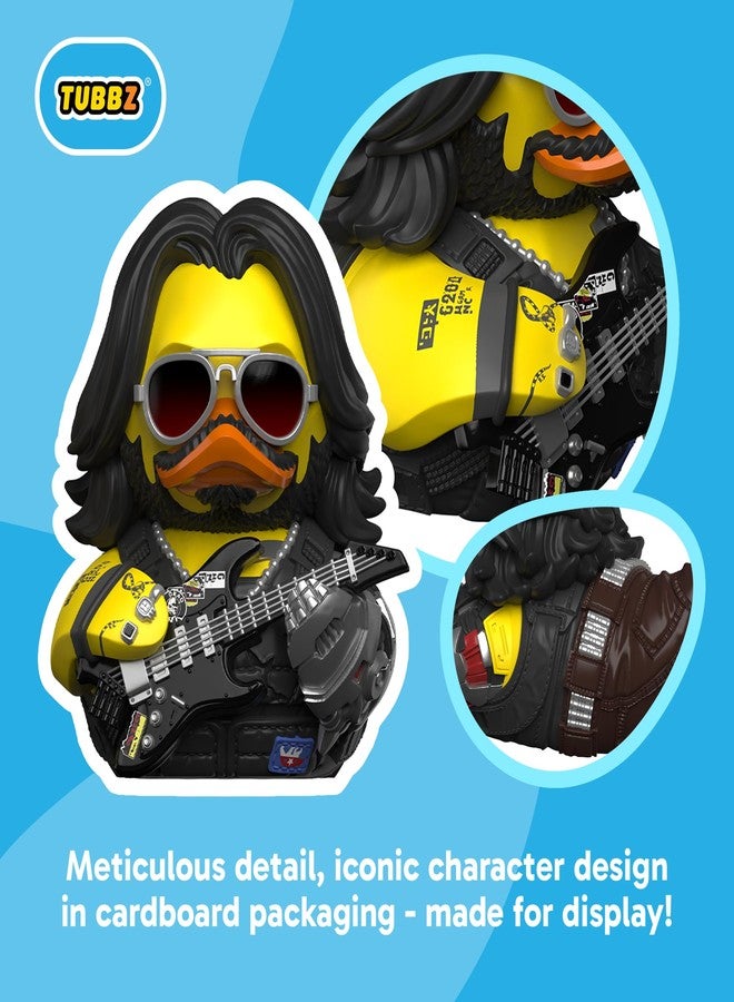 TUBBZ Boxed Edition: Cyberpunk 2077 - Johnny Silverhand Cosplaying Rubber Duck Vinyl Figure - Official Collectible for Fans of Cyberpunk - Image 2