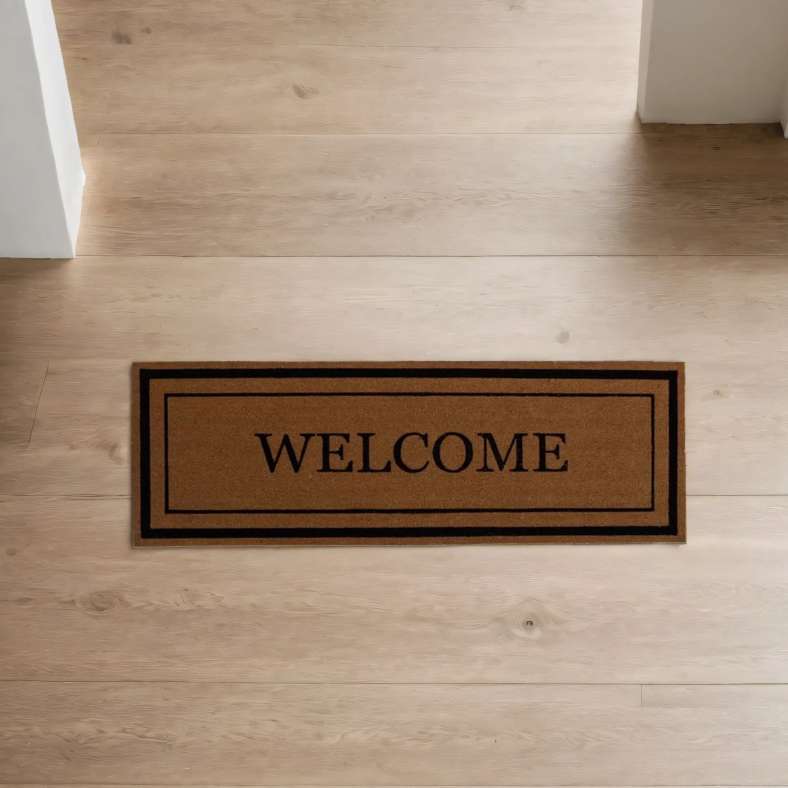 Pan Home حصيرة ترحيب كريستوف 60X180 سم - طبيعية - Image 1