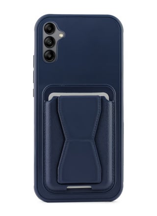 جراب خلفي من الجلد مع محفظة للبطاقات جراب قابل للطي مقاوم للصدمات متوافق مع Samsung Galaxy A35 (أزرق) - pzsku/Z77BD25793C8F6C4757A3Z/45/1742166650/8b1957a1-a109-428c-b5b9-b89ed3eb40f5