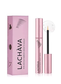 LACHAVA Eyelash and Eyebrow Growth Serum Eyelash Brow Growth Enhancing Serum Volumizing Deep Nourishing Moisturizing Serum Gentle No Irritating Longer Thicker Eyebrow Lash Growth Serum 8G  - Image 1