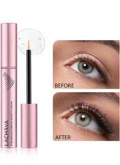 LACHAVA Eyelash and Eyebrow Growth Serum Eyelash Brow Growth Enhancing Serum Volumizing Deep Nourishing Moisturizing Serum Gentle No Irritating Longer Thicker Eyebrow Lash Growth Serum 8G  - Image 2