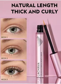 LACHAVA Eyelash and Eyebrow Growth Serum Eyelash Brow Growth Enhancing Serum Volumizing Deep Nourishing Moisturizing Serum Gentle No Irritating Longer Thicker Eyebrow Lash Growth Serum 8G  - Image 4