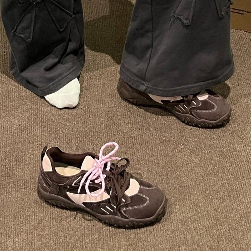 2025 Spring Breathable Comfortable Women's Casual High Heel Sneakers - Image 4