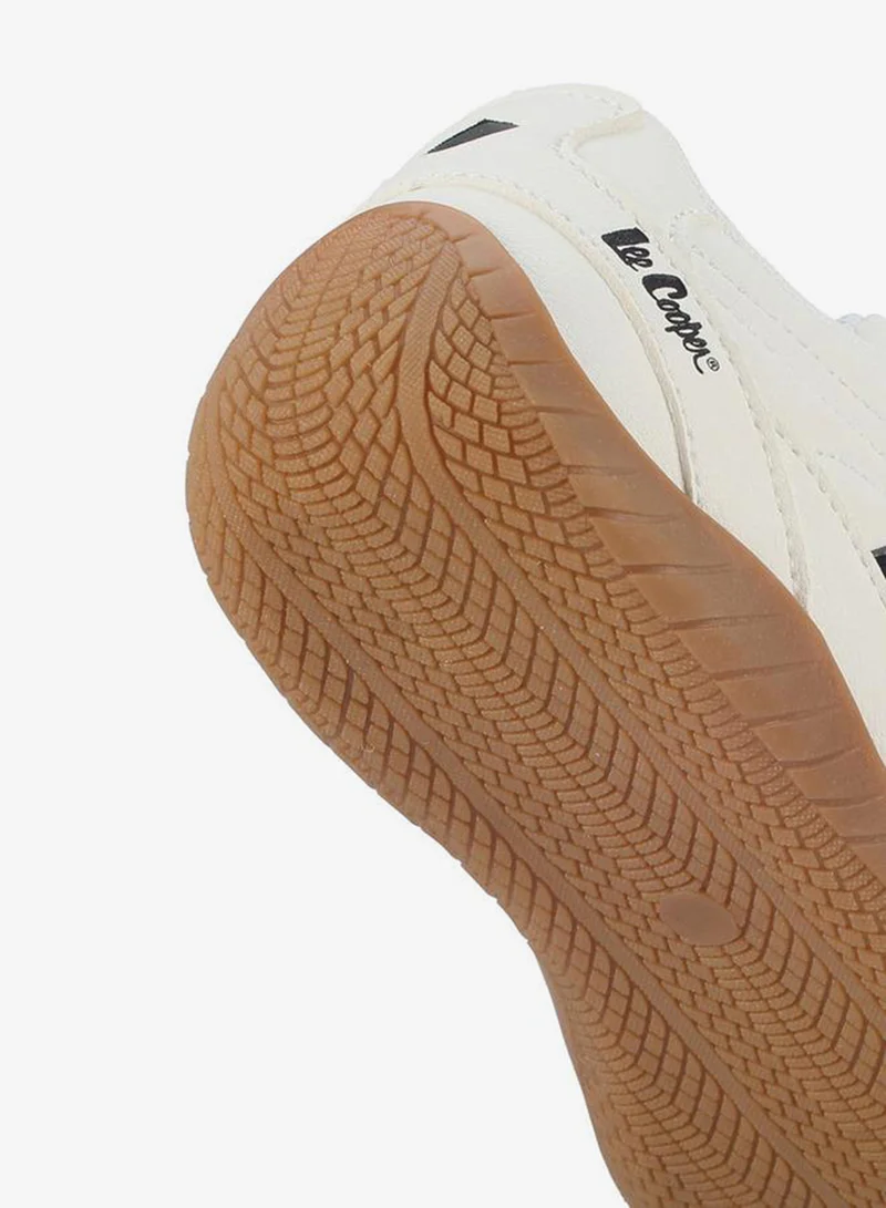 Lee Cooper WHITE Boys Lace-Up Ankle School Sneakers for Men | Best Price UAE