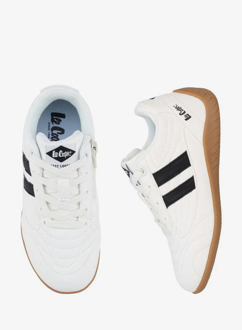 Boys Lace-Up Ankle School Sneakers