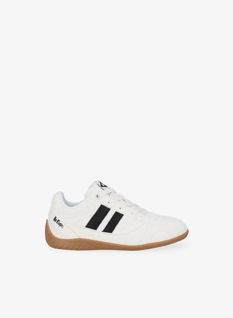 Lee Cooper WHITE Boys Lace-Up Ankle School Sneakers for Men | Best Price UAE