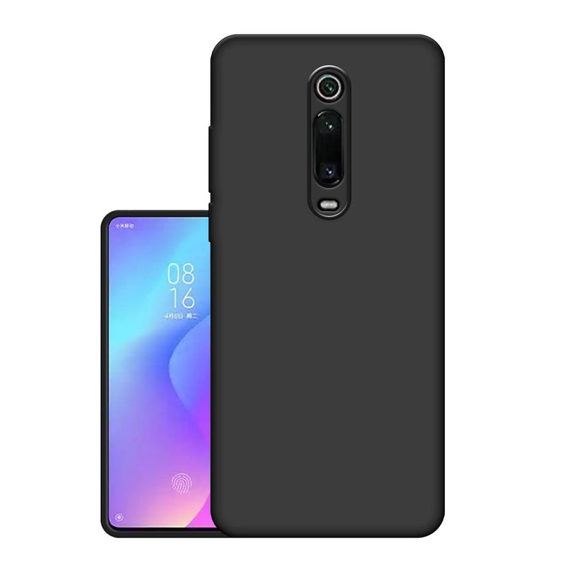 hello zone Exclusive Matte Finish Soft Back Case Cover for Redmi K20 Pro - Black - Image 1