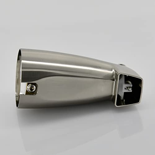 Tearel Slip Fit Tub Spout with Pull-Up Diverter for 1/2 inch Copper Tube, Brushed Nickel - Image 3