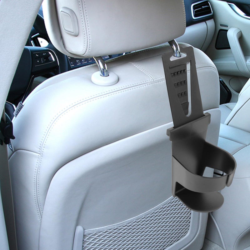 Car Cup Holder Organizer Stand with Adjustable Divider Compatible with Water Bottles for Vehicle Travel - Image 5