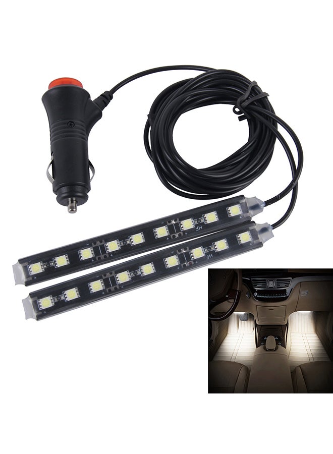 Loquat 2-In-1 4.5W DC 12V 18 SMD-5050-LEDs RGB Car Interior Floor Decoration Atmosphere Neon Light Lamp - Image 2