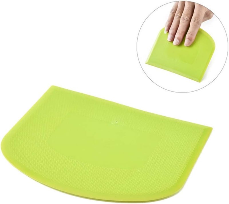 comfrt Dough Bowl Scraper Kitchen Gadget Curved Edge Flat Edge Flexible Scraper for Scraping Baking Bread Dough Cake - Image 2