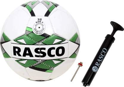 RASCO PVC Brazil Street Machine Stitched Football Size 5. - Image 1