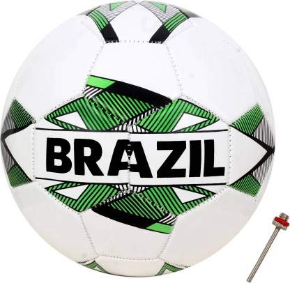 RASCO PVC Brazil Street Machine Stitched Football Size 5. - Image 3