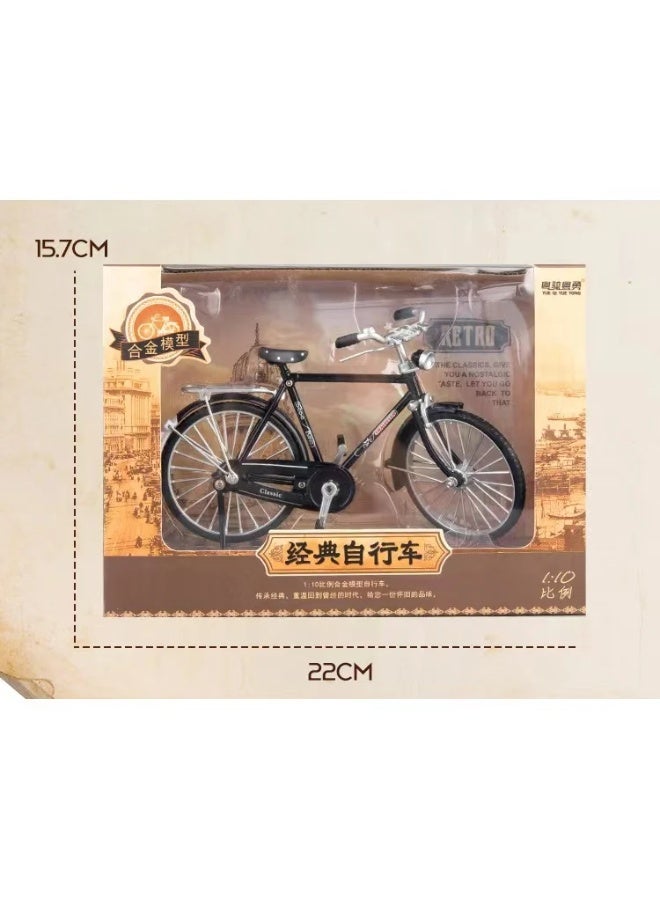 Mini Metal Bicycle Model Toy, Realistic Simulation Decor for Office Desk & Home - Image 4