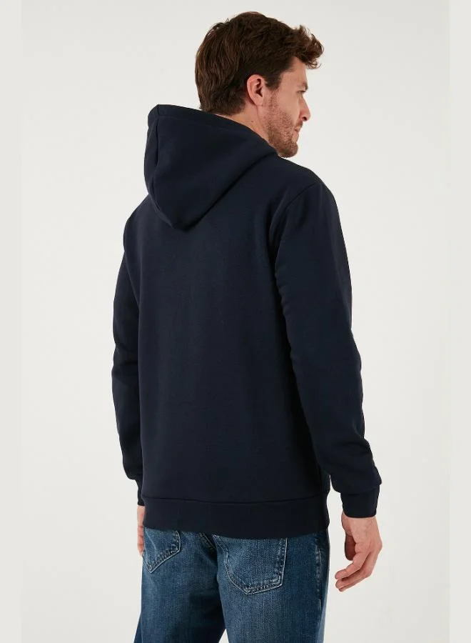 Buratti  Buratti Regular Fit Hooded Zippered Furry Soft Coated Winter Sweat Men's SWEAT 5905340 for Men | Best Price UAE