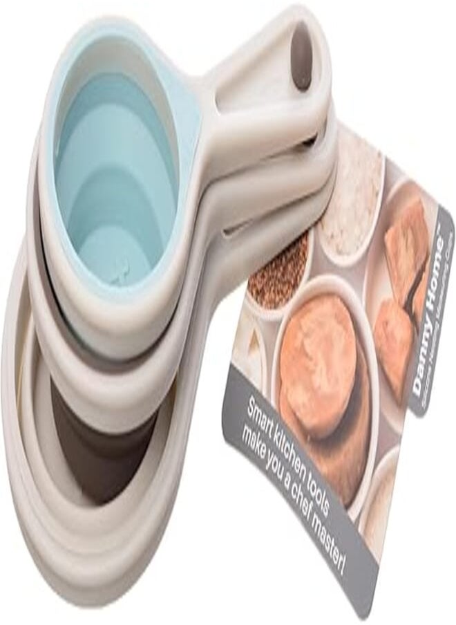 Danny Home - Danny Home DH1431 High Quality Silicone Measuring Set of 3 Pieces - Multi Color - Image 1