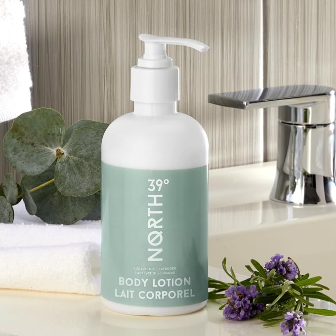 STRBOXONG Body Lotion - Eucalyptus & Lavender Scent - Featured in Courtyard by Marriott and Residence Inn Hotels - Hydrating & Moisturizing - All Natural Body Lotion - 8.5oz - Image 2