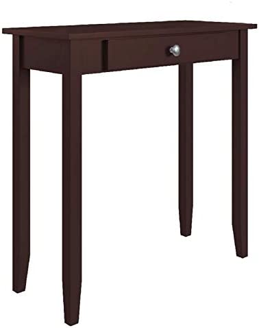 Streem Furniture Wooden Console Table for Living Room Side Entrance Table for Home with 1 Drawer Sheesham Wood Coffee Color