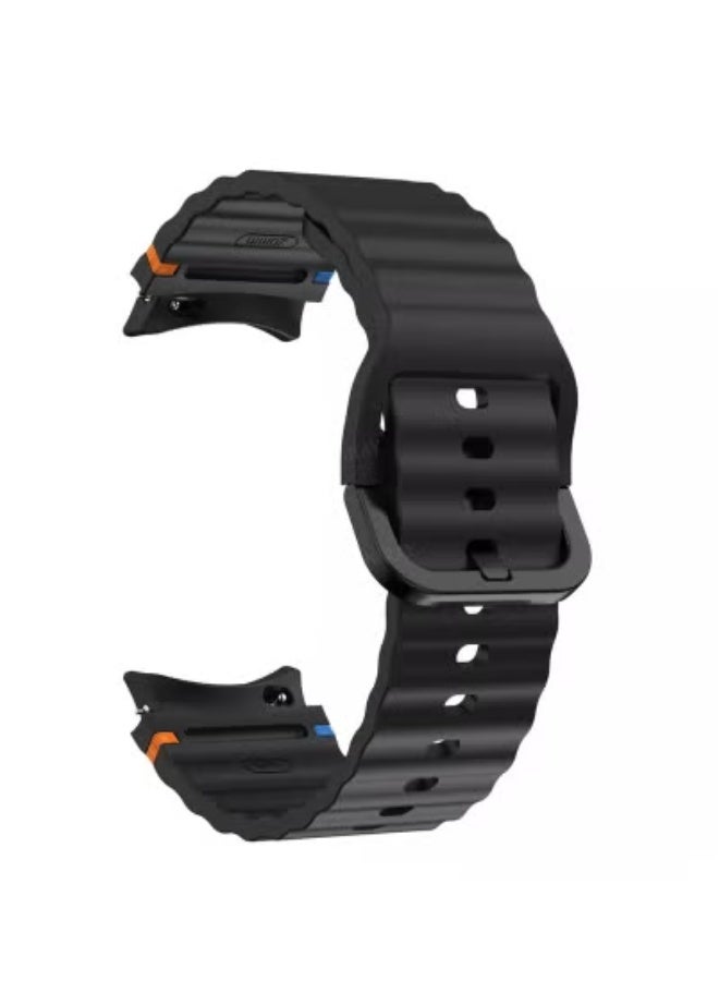 TIGER Breathable Sport Loop Band for Samsung Galaxy Watch 4, 5, 6, 7 – Lightweight Adjustable Nylon Strap with Quick Release | Skin-Friendly, Sweat-Resistant Sport Band for Men & Women | Ideal Replacement Strap for Workouts, Fitness & Daily Wear - Image 4