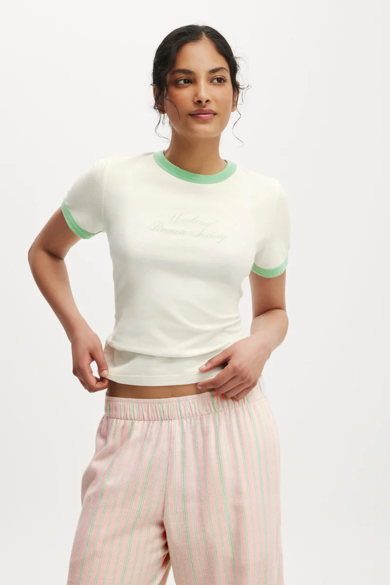 Body DREAMY SOFT RINGER BABY TEE