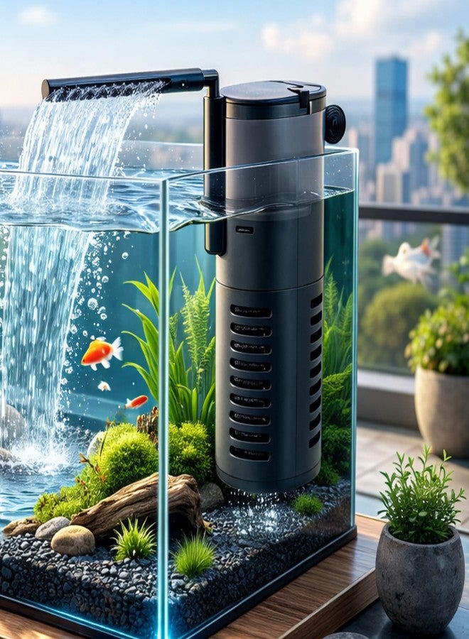 VAYINATO Sobo Waterfall Type Aquarium Fish Tank Internal Filter (WP-1105F | 5W | 200L/H) - Image 1