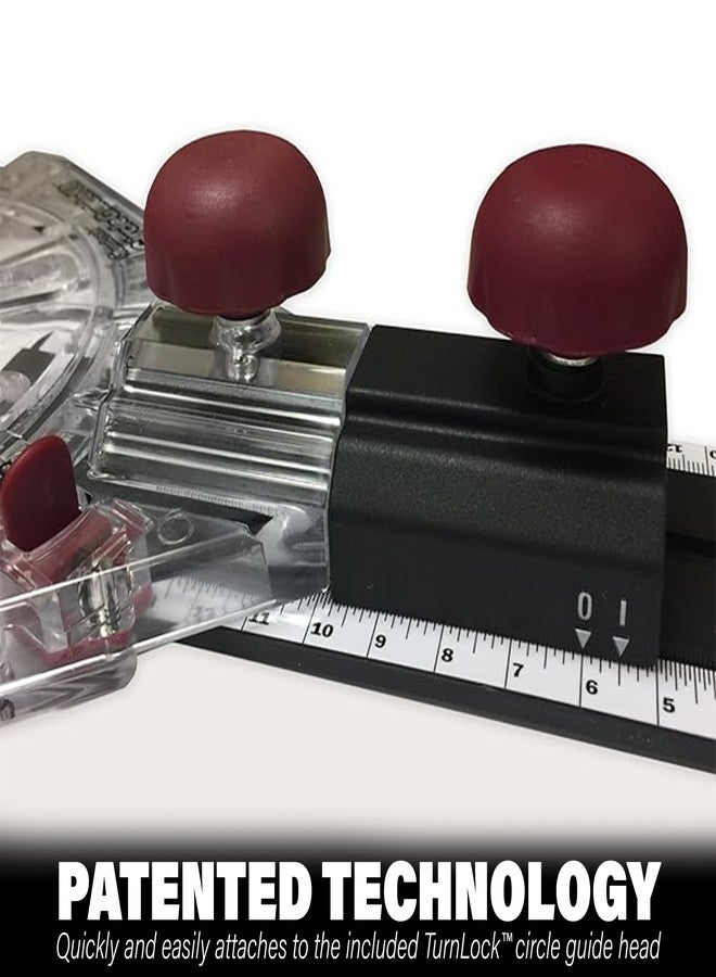 مايلكرافت مجموعة دليل الدائرة Milescraft 1219 - قالب قطع دوائر دقيق لقطع/توجيه الدوائر من 1.5 بوصة إلى 52 بوصة مع قاعدة إزاحة - Image 5