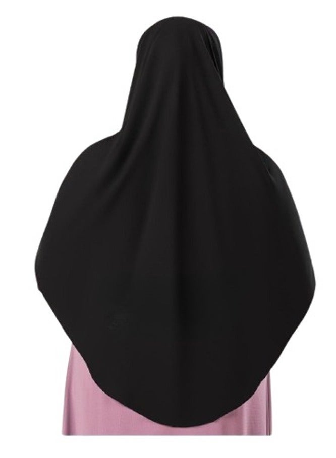 رسالة لنقاب ماليزي 3 قطع – شيفون سعودي عالي الجودة - Image 4