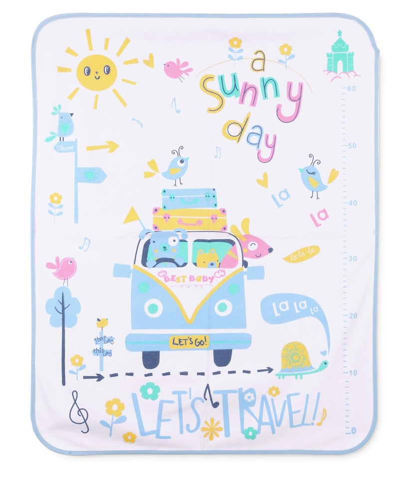 Pokory Baby Dry Sheet Protective Mat Pack of 1 Water Resistant Bed Protection Foam Cushioned Changing Sheet Use Daily After Bath Oil Massaging Cloths Diaper Changing Washable Reusable Assorted Colour - Image 1