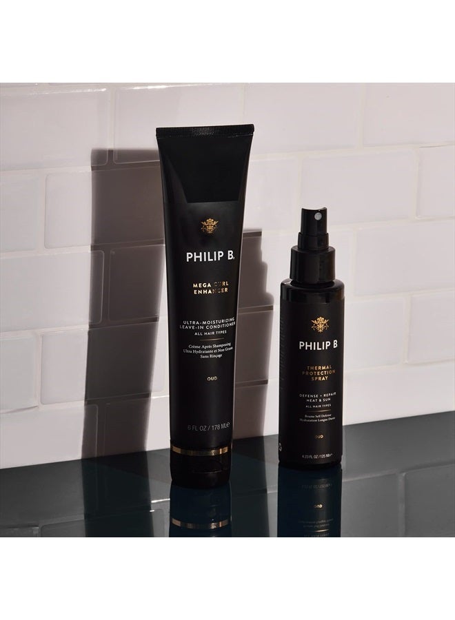 PHILIP B Thermal Protection Spray 4.2 oz. (125 ml) | Plump, Shine & Protect Hair from Heated Hair Tools - Image 4