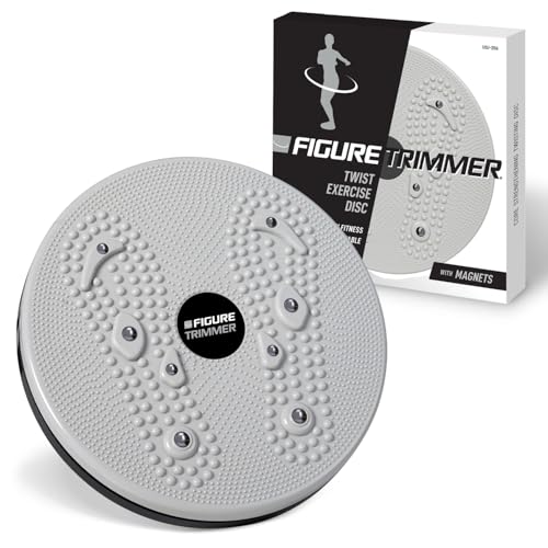 Figure Trimmer Daiwa Felicity Figure Trimmer Ab Twister Board - Waist Twister Machine for Core & Abs Exercise - Waist Twisting Fitness Tool, Dizzy Disc Twist Board for Slimming Workout with Magnets Reflexology - Image 1