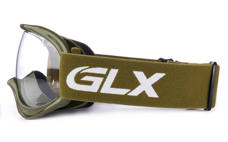 GLX YH15 Anti-Fog Impact-Resistant Kids Youth ATV Off-Road Dirt Bike Motocross Goggles for Boys & Girls (Army Green, one_Size) - Image 2