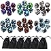 CREEBUY DND Dice Set 6Pack 7 Die Polyhedral DD Dice Sets with D20 D12 D10 D D8 D6 D4 Compatible with Dungeons and Dragons Role Playing Games RPG MTG Table Games 42 Pieces - Image 2