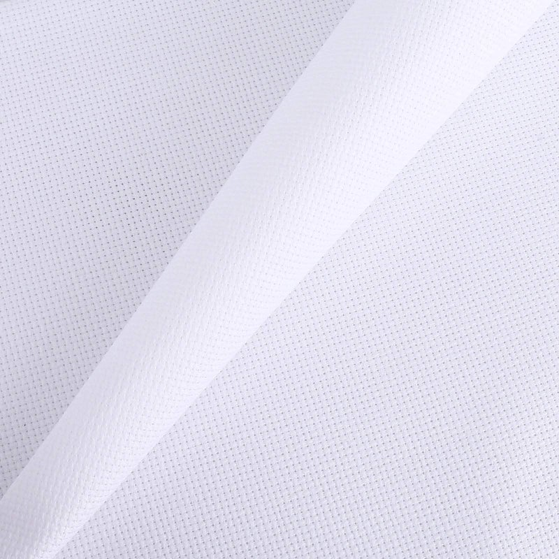 Donmon Aida Cloth 16 Count Cross Stitch Fabric,19Ã—28inch (16CT, White) - Image 1