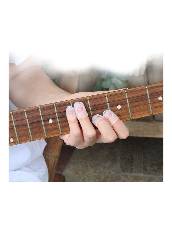 Loquat 5 Pieces Finger Cover Anti-slip Hands Coat Relief Pain Gloves For Ukulele Electric Acoustic Guitar Stringed Musical Instrument - Image 3