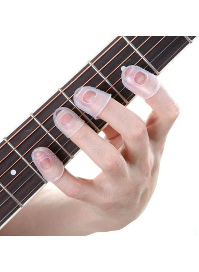 Loquat 5 Pieces Finger Cover Anti-slip Hands Coat Relief Pain Gloves For Ukulele Electric Acoustic Guitar Stringed Musical Instrument - Image 4