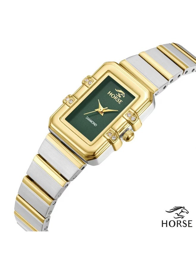 Horse Women's wristwatch, water-resistant, high quality, modern and stylish design, made of rust-resistant stainless steel. - Image 2